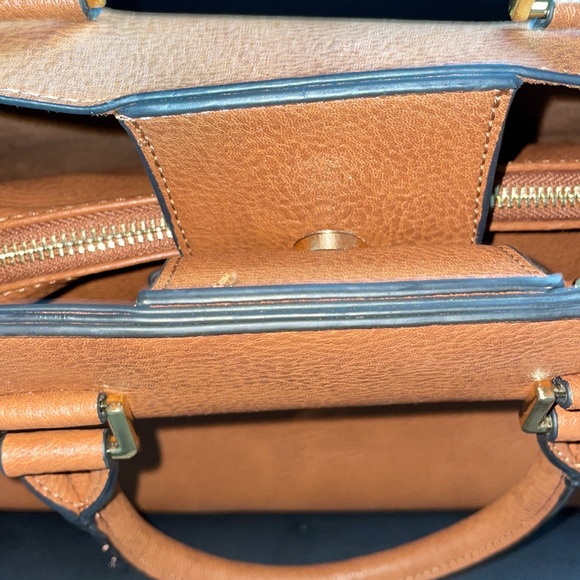 NWOT Steve Madden Tan Leather Handbag - Picture 8 of 9